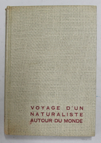 VOYAGE D &#039;UN NATURALISTE AUTORU DU MONDE par CHARLES DARWIN , 1959