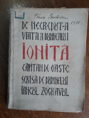 Ionita capitan de oaste - Iancul Zogravul 1933/ R4P1F foto
