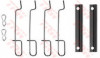 Set accesorii, placute frana PEUGEOT 306 Hatchback (7A, 7C, N3, N5) (1993 - 2003) TRW PFK75