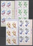 Russia USSR 1979 Sport Olympic Games Moscow 1980 4 values x 6 MNH S.571, Nestampilat