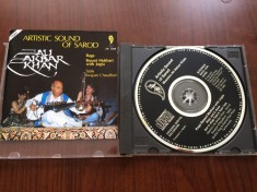 ali akbar khan swapan chaudhuri artistic sound of sarod album cd disc muzica traditionala world folk indiana india VG+