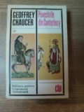 POVESTIRILE DIN CANTERBURY de GEOFFREY CHAUCER , 1969