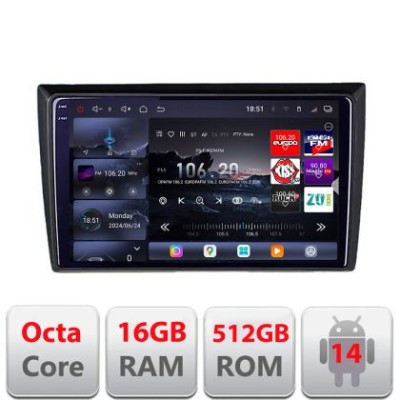 Navigatie VW Beetle 2012-2018 Edotec Kit-beetle 8 core QLED 2K 16+512 360 Android Waze USB Navigatie Internet Youtube Radio CarStore Technology foto