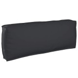 vidaXL Pernă Negru 120 x 40 x 12 cm Material Oxford 42001542