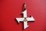 WWII Romania Crucea Regina Maria clasa I argint numarul 1400 din 1944