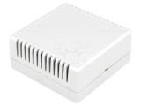 Carcasă alarmă ABS ivoar 85x85x35.5mm
