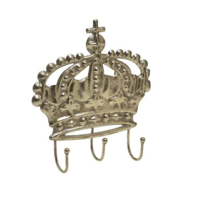 Cuier metalic Golden Royal Crown 26 cm foto