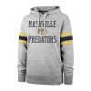 Nashville Predators hanorac de bărbați cu glugă ouble Block &rsquo;47 Sleeve Stripe Hood - XS