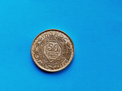 50 Francs 1952 Maroc-in realitate arata bine foto