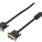 Cablu Dual Link DVI-D 2m Negru