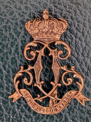 Insigna Regalista Interbelica - Nimic Fara Dumnezeu foto