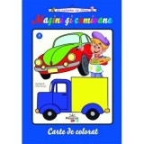 Carte de colorat Masini si camioane, Mihai Neacsu, Prestige Kids, 2011, 24 pagini, 21x30 cm, coperta brosata