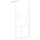 Cumpara ieftin Perete cabina de dus walk-in alb 80x195 cm sticla ESG