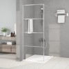 VidaXL Paravan duș walk-in argintiu 80x195 cm sticlă ESG transparentă 152135