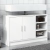 VidaXL Dulap de chiuvetă, alb, 90x29x55 cm, lemn prelucrat 848122