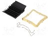 Radiator extrudat, aluminiu, 29mm x 29mm, neagra, Advanced Thermal Solutions - ATS-51290D-C1-R0