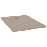 Cumpara ieftin Cadita de dus, maro, 100x70 cm, SMC