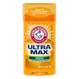Deodorant solid invizibil, Arm &amp;amp; Hammer, UltraMax Fresh, Antiperspirant, Control miros, Fără urme, 73 g