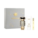 Set Paco Rabanne: Fame, Eau De Parfum, For Women, 80 ml + Fame, Eau De Parfum, For Women, 10 ml + Fame, Hydrating, Body Lotion,