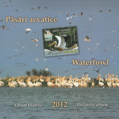 |Romania, LP 1945b/2012, Pasari acvatice, album filatelic