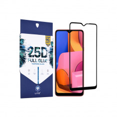 Folie Sticla pentru Samsung Galaxy A20s Lito 2.5D FullGlue Glass Negru