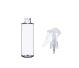 Sticlă cosmetică Stella 200ml + pulverizator alb