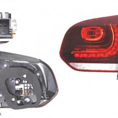 Stop spate lampa Volkswagen Golf 6 (5k), 10.2008-, spate, Dreapta, cabrio, partea interioara; LED+W16W; cu suport becuri, HELLA