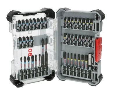 BOSCH Set de 44 biti si accesorii pentru insurubare PRO Impact, prindere hexagon 1/4&amp;amp;quot; foto