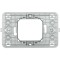 Suport Matix S503S/2AE, 2 module centrate, pentru rama priza / intrerupator