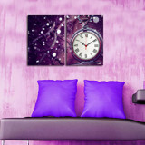 Cumpara ieftin Tablou decorativ cu ceas Clockity, 248CTY1657, Multicolor