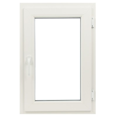 Fereastra PVC termopan, 4 camere, alb, 56 x 86 cm, simpla deschidere, dreapta foto