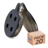 Cumpara ieftin Set plăcuțe de fr&acirc;nă CT003-R rășină rotunde cu știft -Pret Set 2buc (Poza este de la pachetul complet)