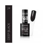 Cumpara ieftin Lac de unghii Solar Gel, Revers, 12 ml, deep black, negru