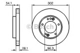 Disc frana KIA SORENTO I (JC) (2002 - 2009) BOSCH 0 986 479 230