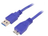 Cablu USB 3.0 USB A la Micro USB B 0,5m Albastru, Gembird