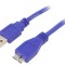 Cablu USB 3.0 USB A la Micro USB B 0,5m Albastru