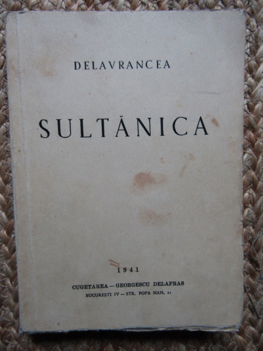 Barbu Stefanescu-Delavrancea - Sultanica (1941)