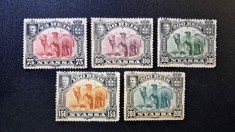 Compania Nyassa (Mozambic Portughez) 1901 - Serie de 5 Timbre Clasice &bdquo;Cămile &amp; Regele Dom Carlos I&rdquo; -MNH-CLN1