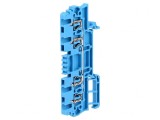 Conector Șine 1.5mm&sup2; 4 Piste Albastru Wemid
