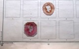 Lot 2 &icirc;ntreguri poștale Baden (Germania) 9 Kreuzer, papetărie poștală embosată, cca. 1862&ndash;1868 -A42