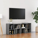 Comoda TV, gri, 104x30x52 cm, PAL GartenMobel Dekor, vidaXL