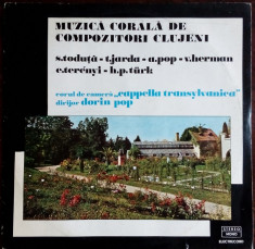 LP: MUZICA CORALA DE COMPOZITORI CLUJENI&amp;#039;75:TODUTA/JARDA/POP/HERMAN/TERENYI/TURK foto