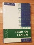 Teste de fizica de Ion Popescu, Gabriela Cone. Admiterea Politehnica 2002