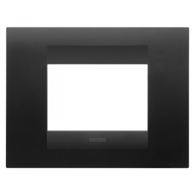 Rama Ornament 3M GEO Gewiss Chorus negru satinat GW16403VN foto