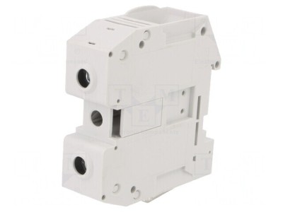 Conector Șină 16-95mm2 1 Pistă 2 Borne Gri 22mm foto