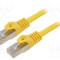 Cablul Patch S/FTP 6a LSZH Galben 15m 27AWG GEMBIRD