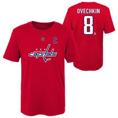 Washington Capitals tricou de copii Flat Captains Name and Number - Dětsk&amp;eacute; M (10 - 12 let) foto