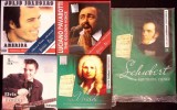 Lot 5 CD/DVD Muzica Clasica Simfonica Straina: Julio Iglesias, Pavarotti, Elvis Presley, Vivaldi, Schubert