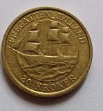 Danemarca-20 Kroner 2007- FREGATA JYLLAND, Europa