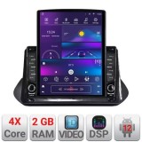 Navigatie Nissan X-trail 2021- dedicata Android radio gps internet quad core 2+32 ecran vertical 9.7&quot; kit-x-trail-2021+EDT-E708+kit-10-9 CarStore Tech